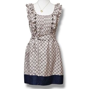 JUICY COUTURE | 100% SILK BELTED SERVANT DRESS